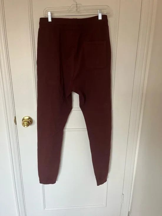 NWT Reigning Champ Men's Joggers Sweatpants Burgundy Sport Pants Large - Picture 10 of 15